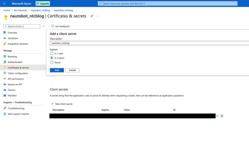 Azure Client Secret