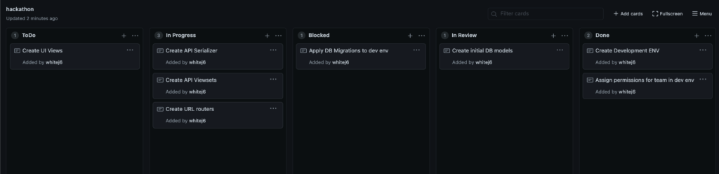 github-project-board