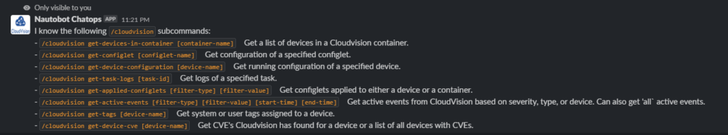 cloudvision_commands