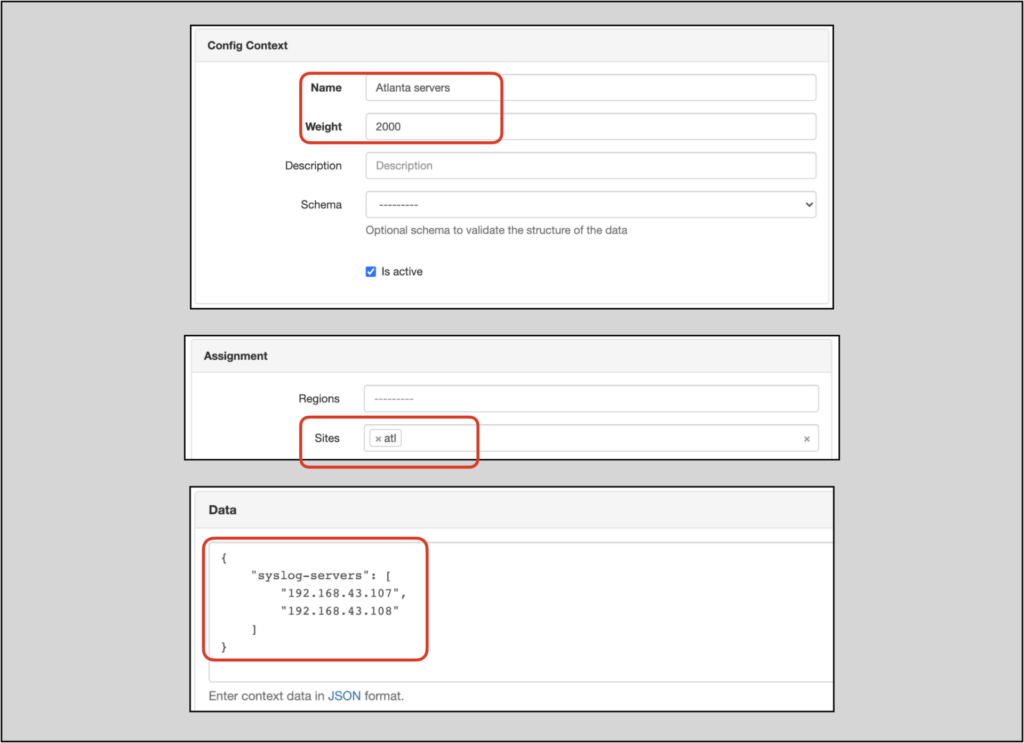 Config Contexts