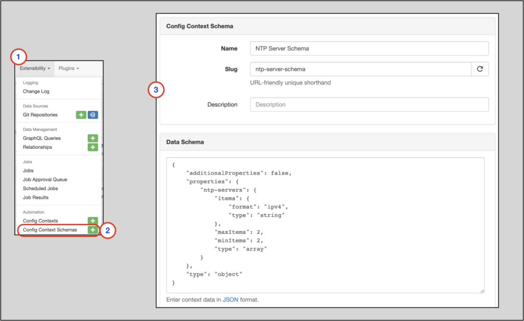 Config Context Schemas