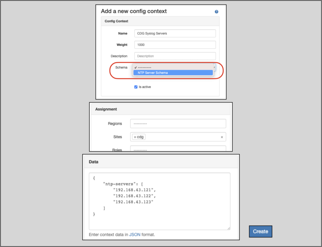 Validating the Config Context Schema