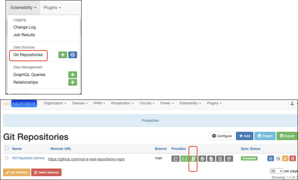 git repositories