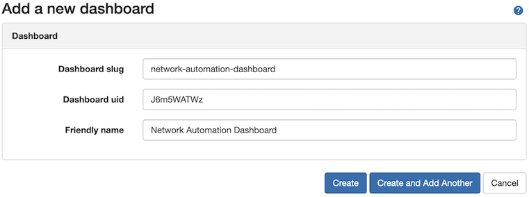 New Dashboard