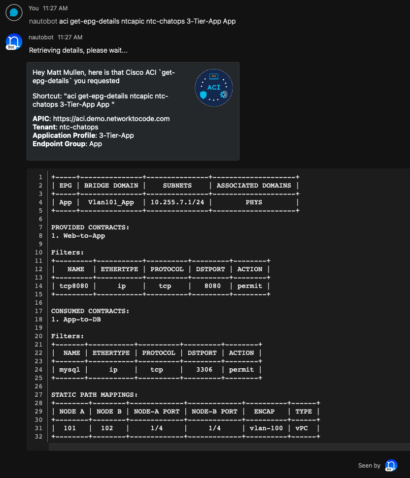 Get EPG Details