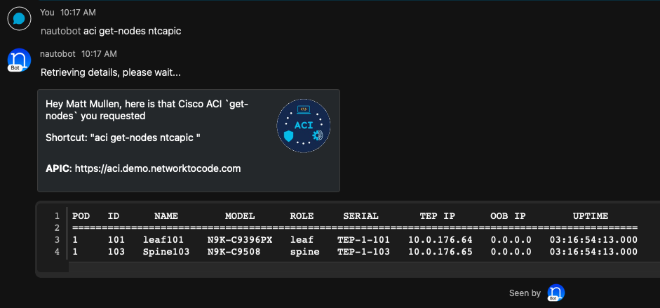 Get Nodes
