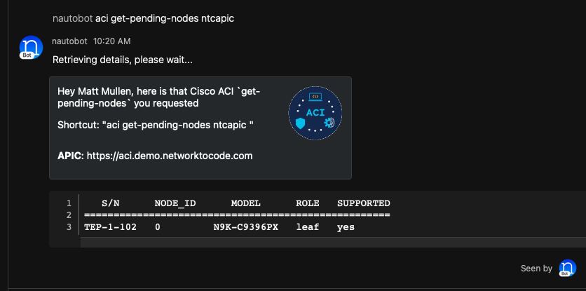 Get Pending Nodes