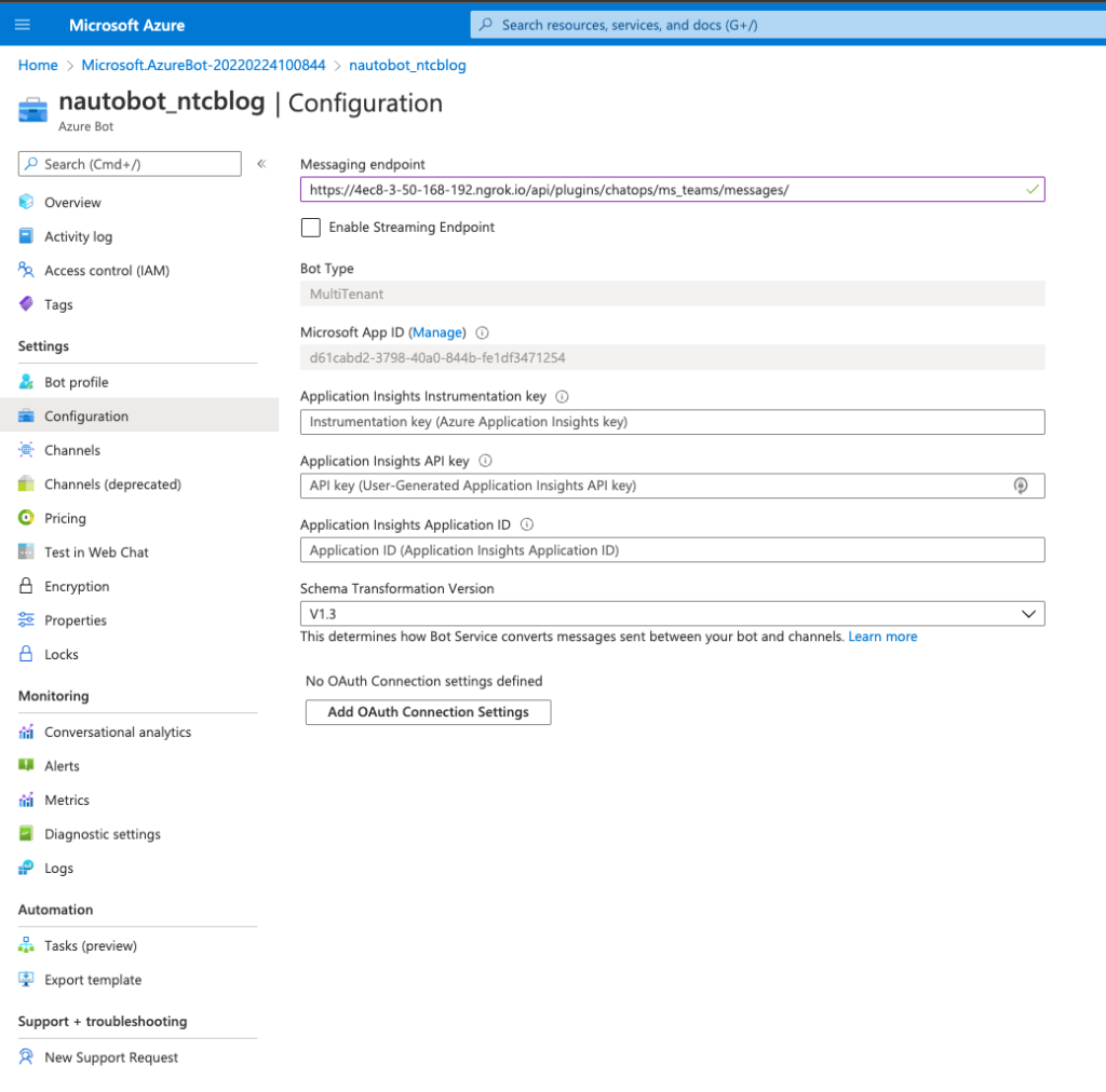 Messaging Endpoint