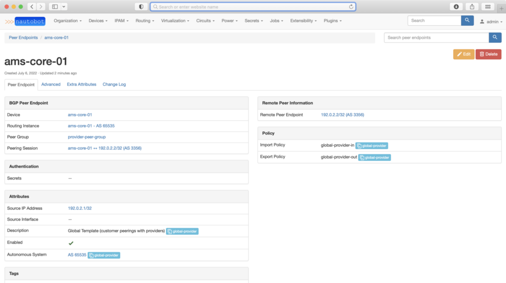 Peer Endpoint
