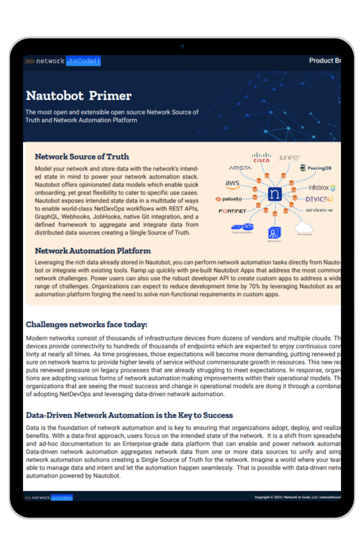 Nautobot Product Brief