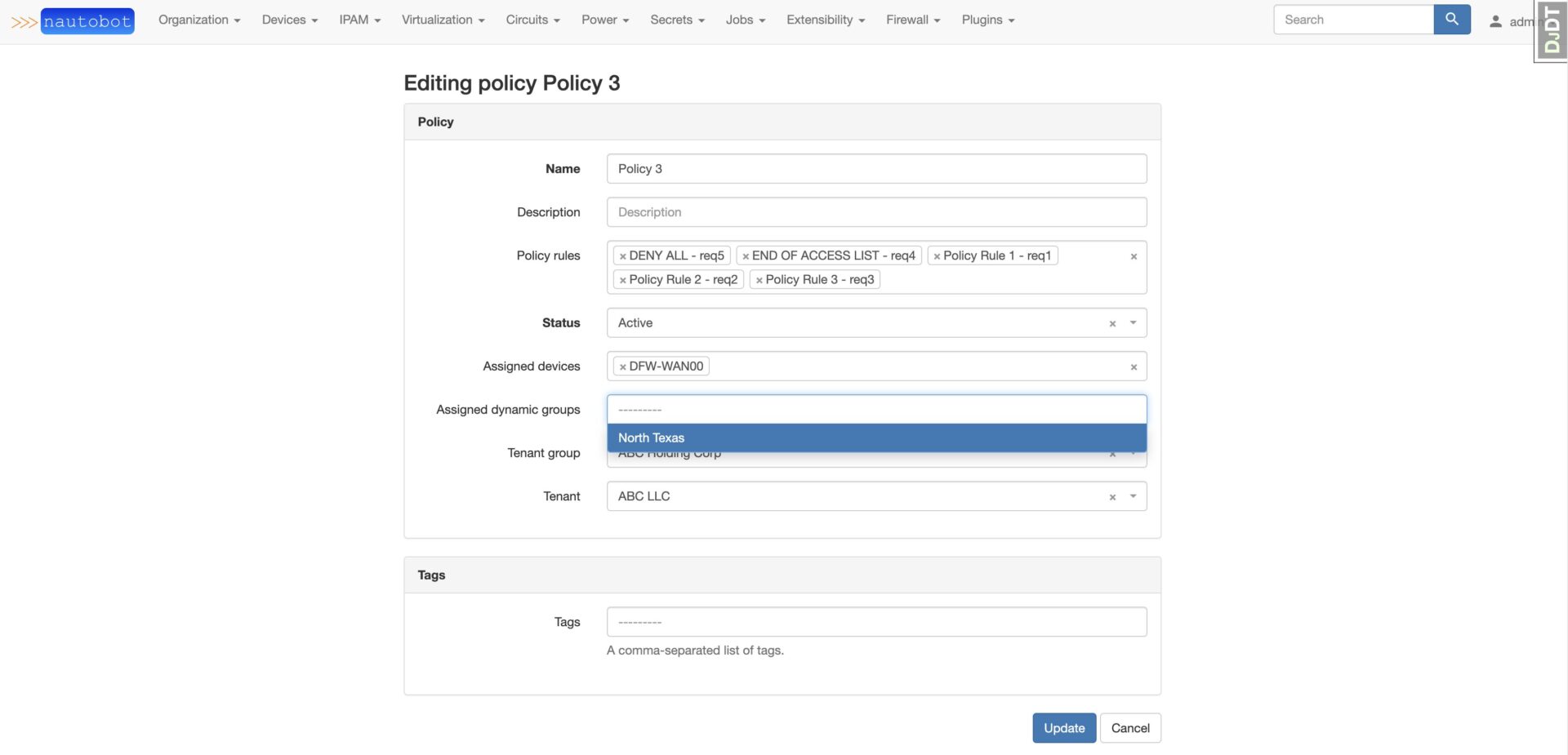 Policy Rules Expanded