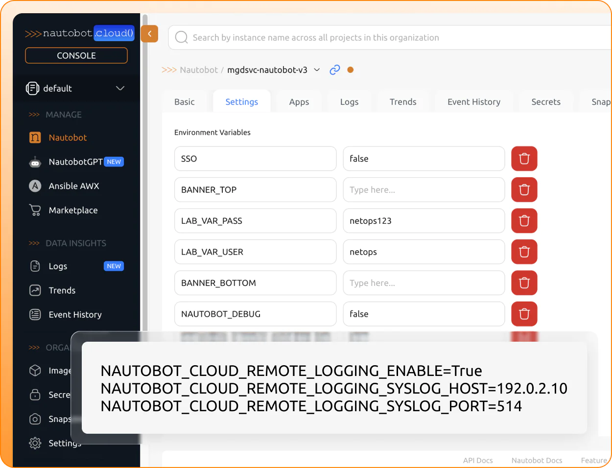 Nautobot Cloud | SaaS Network Automation Platform