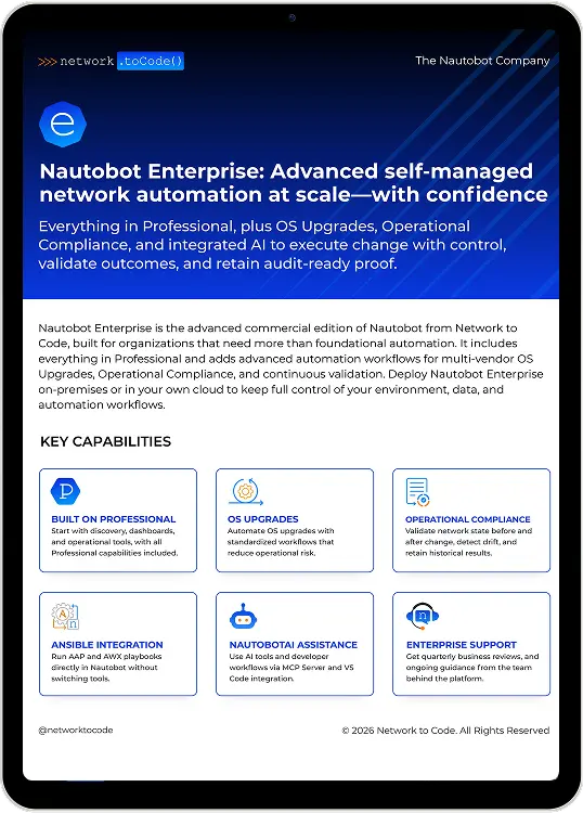Nautobot Enterprise